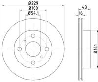 Textar 92113200 Диск гальмівний