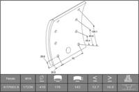 Beral 1723817000015498 Колодки гальмівні