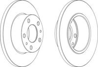 Beral BCR195A Диск тормозной