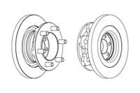 Beral BCR313A Диск тормозной