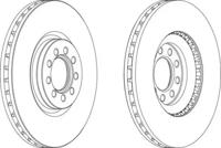 Beral BCR317A Brake disc