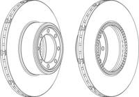 Beral BCR321A Brake disc