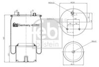 Febi 40289 Пневматична подушка