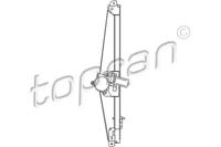 Topran 207 364 Regulator assy door window