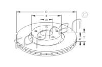 Topran 302 342 Brake disc