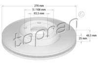 Topran 304 728 Brake disc