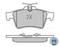 Meyle 0252413716PD Колодки тормозные Meyle 0252413716PD Колодки тормозные