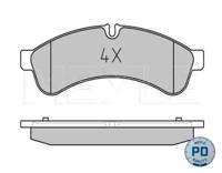 Meyle 0252923122PD Brake pads