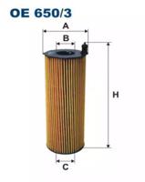 Filtron OE650/3 Oil filter