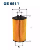 Filtron OE651/1 Фільтр масляний Filtron OE651/1 Фільтр масляний