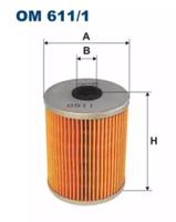 Filtron OM6111 Oil filter