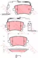 TRW GDB1508 Brake pads