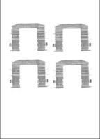 Motaquip LVMK1084 Монтажний комплект гальмівних колодок