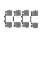 Motaquip LVMK1088 Монтажний комплект гальмівних колодок Motaquip LVMK1088 Монтажний комплект гальмівних колодок