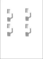 Motaquip LVMK1095 Монтажний комплект гальмівних колодок