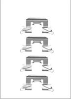 Motaquip LVMK1097 Spring set disc brake Motaquip LVMK1097 Spring set disc brake