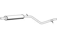Fenno P1938 Muffler assy front