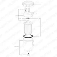 Delphi 6350170 Фільтр паливний