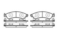 Remsa 0334.02 Brake pads