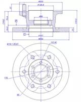 CAR 142196 Диск тормозной