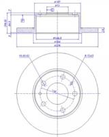 CAR 142199 Диск тормозной