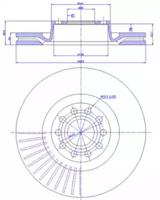 CAR 142288 Brake disc