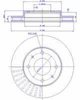 CAR 142670 Диск гальмівний