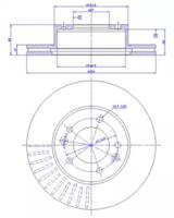CAR 142825 Brake disc