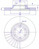 CAR 142846 Диск тормозной