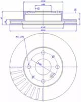 CAR 142897 Диск гальмівний