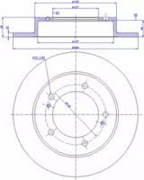 CAR 142952 Brake disc CAR 142952 Brake disc