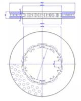 CAR 150045 Brake disc