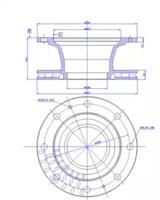 CAR 150180 Brake disc