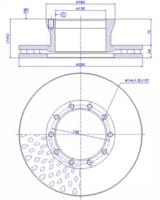 CAR 150230 Brake disc