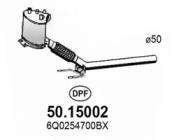 Asso 50.15002 Сажевий фільтр Asso 50.15002 Сажевий фільтр