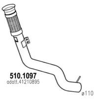 Asso 510.1097 Exhaust pipe