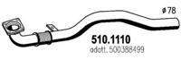 Asso 510.1110 Выпускная труба отработанных газов Asso 510.1110 Выпускная труба отработанных газов