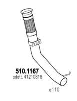 Asso 510.1167 Exhaust pipe