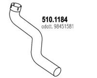 Asso 510.1184 Exhaust pipe