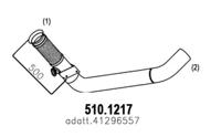 Asso 510.1217 Випускна труба відпрацьованих газів Asso 510.1217 Випускна труба відпрацьованих газів