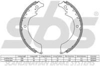 S.B.S. 18492751419 Колодки гальмівні
