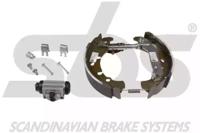 S.B.S. 1849442567301 Комплект колодок циліндрів і пружин барабанного гальма