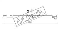 Fri.Tech. SU.116 Датчик зносу гальмівних колодок