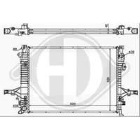 Diederichs 8768505 Радіатор охолодження двигуна Diederichs 8768505 Радіатор охолодження двигуна