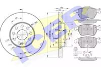 Icer 31567-5615 Комплект гальмівних дисків з колодками