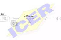 Icer 610476 E C Датчик износа тормозных колодок Icer 610476 E C Датчик износа тормозных колодок
