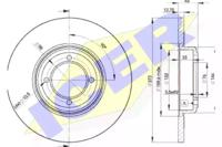 Icer 78BD4642-2 Диск гальмівний Icer 78BD4642-2 Диск гальмівний