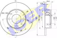Icer 78BD5812-2 Диск гальмівний