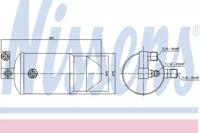 Nissens 95010 Осушувач кондиціонера