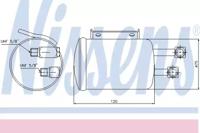 Nissens 95106 Осушувач кондиціонера